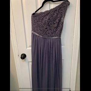 David’s Bridal dress Pewter